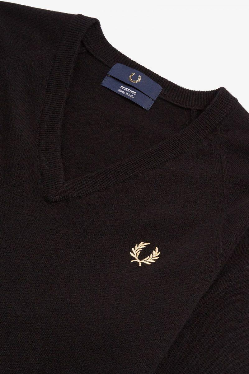 Black Fred Perry K7315 Men's Knitwear | PH 1315QMAZ